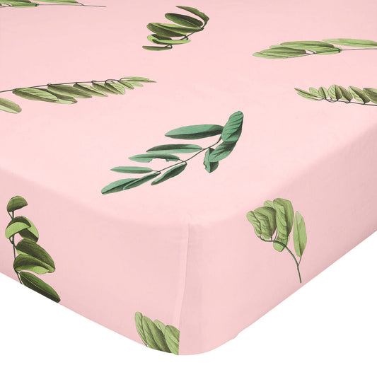 Fitted sheet HappyFriday Blooming Multicolour 180 x 200 x 32 cm