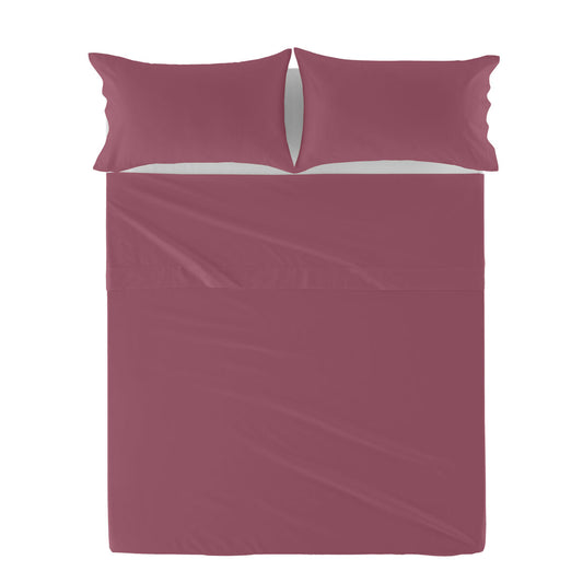 Top sheet HappyFriday Basic Magenta 210 x 270 cm HappyFriday