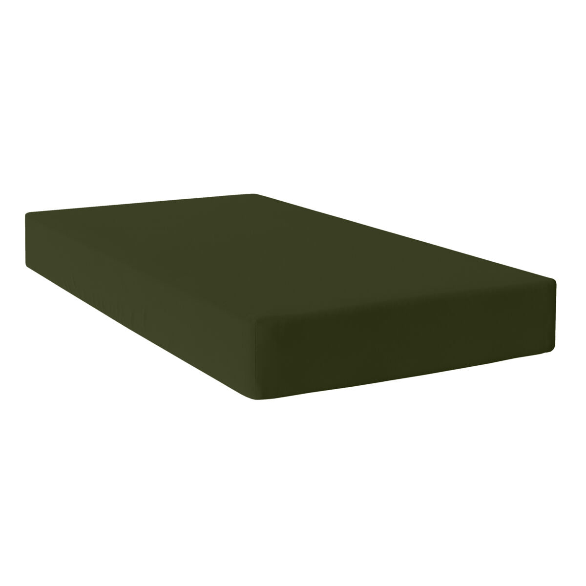 Fitted sheet HappyFriday BASIC Dark green 140 x 200 x 32 cm HappyFriday