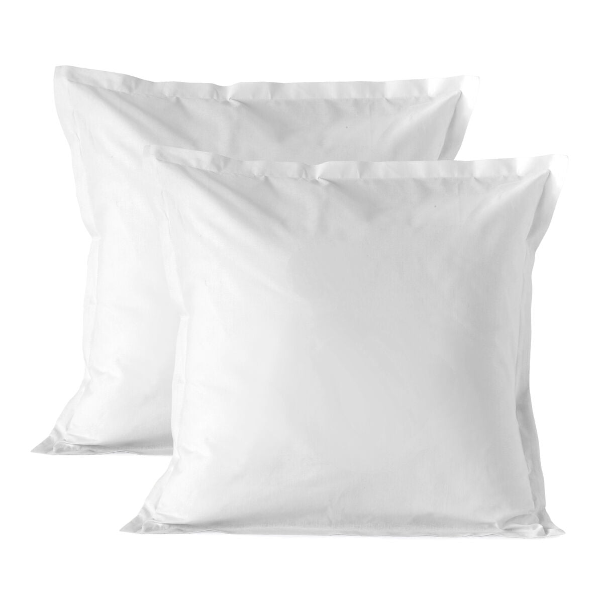 Pillowcase HappyFriday BASIC White 60 x 60 cm (2 Units) HappyFriday