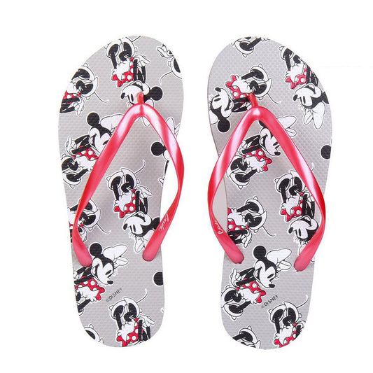 Schwimmbad-Slipper Minnie Mouse Grau