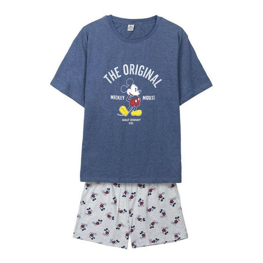 Pyjama Mickey Mouse Dunkelblau (Erwachsene) Herren