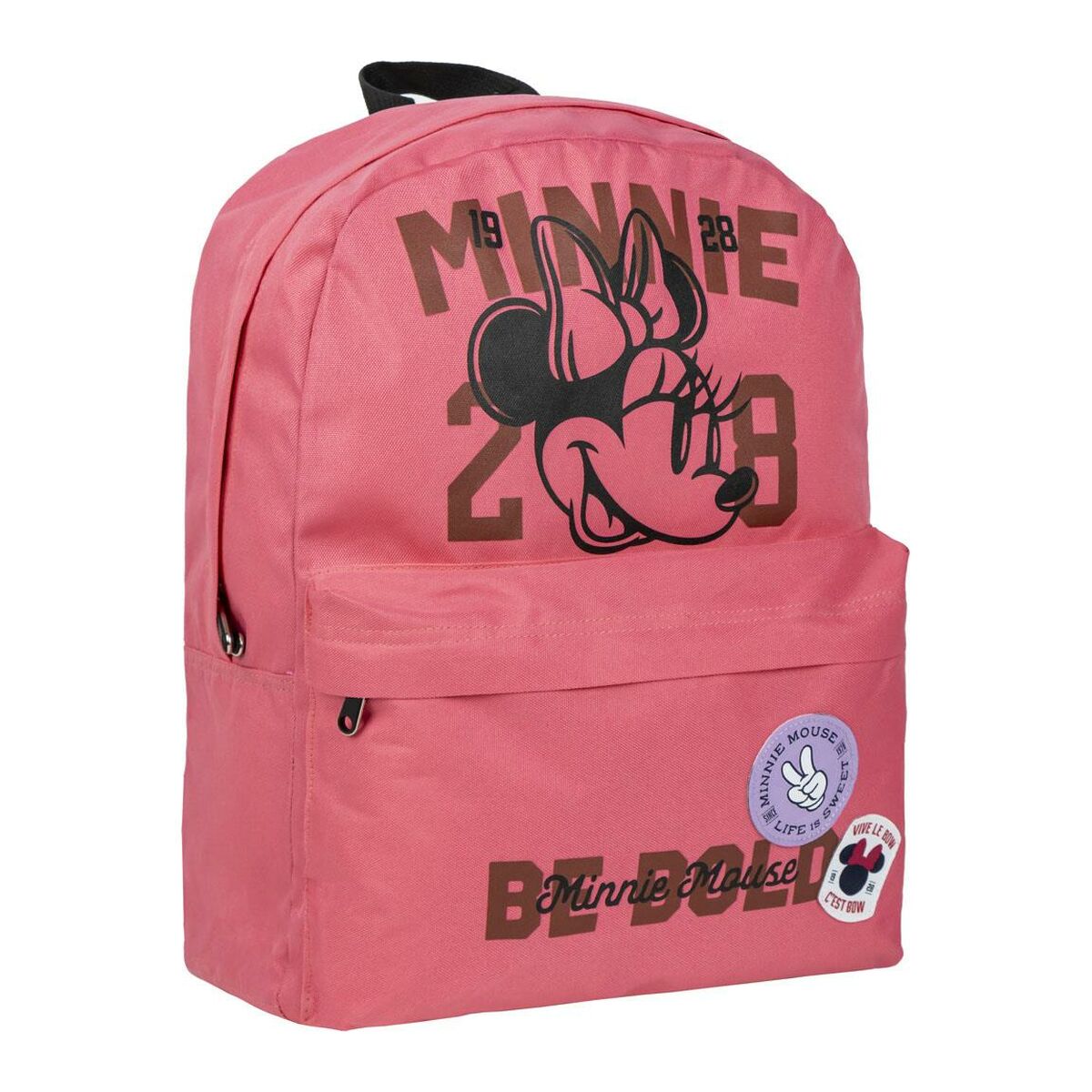 Lässiger Rucksack Minnie Mouse Koralle 32 x 4 x 42 cm