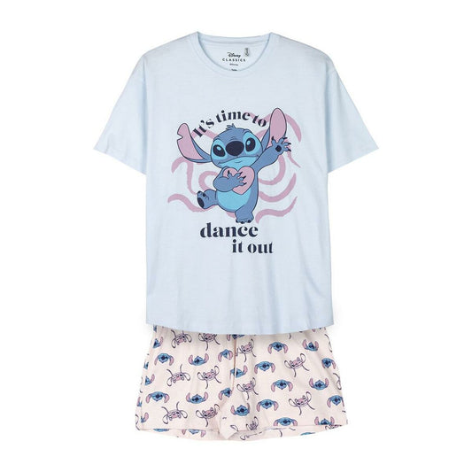 Sommerpyjama Stitch Blau