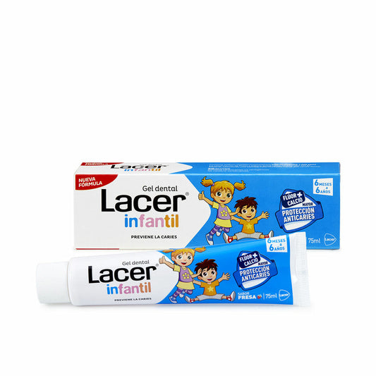 Zahnpasta Lacer für Kinder Erdbeere (75 ml)