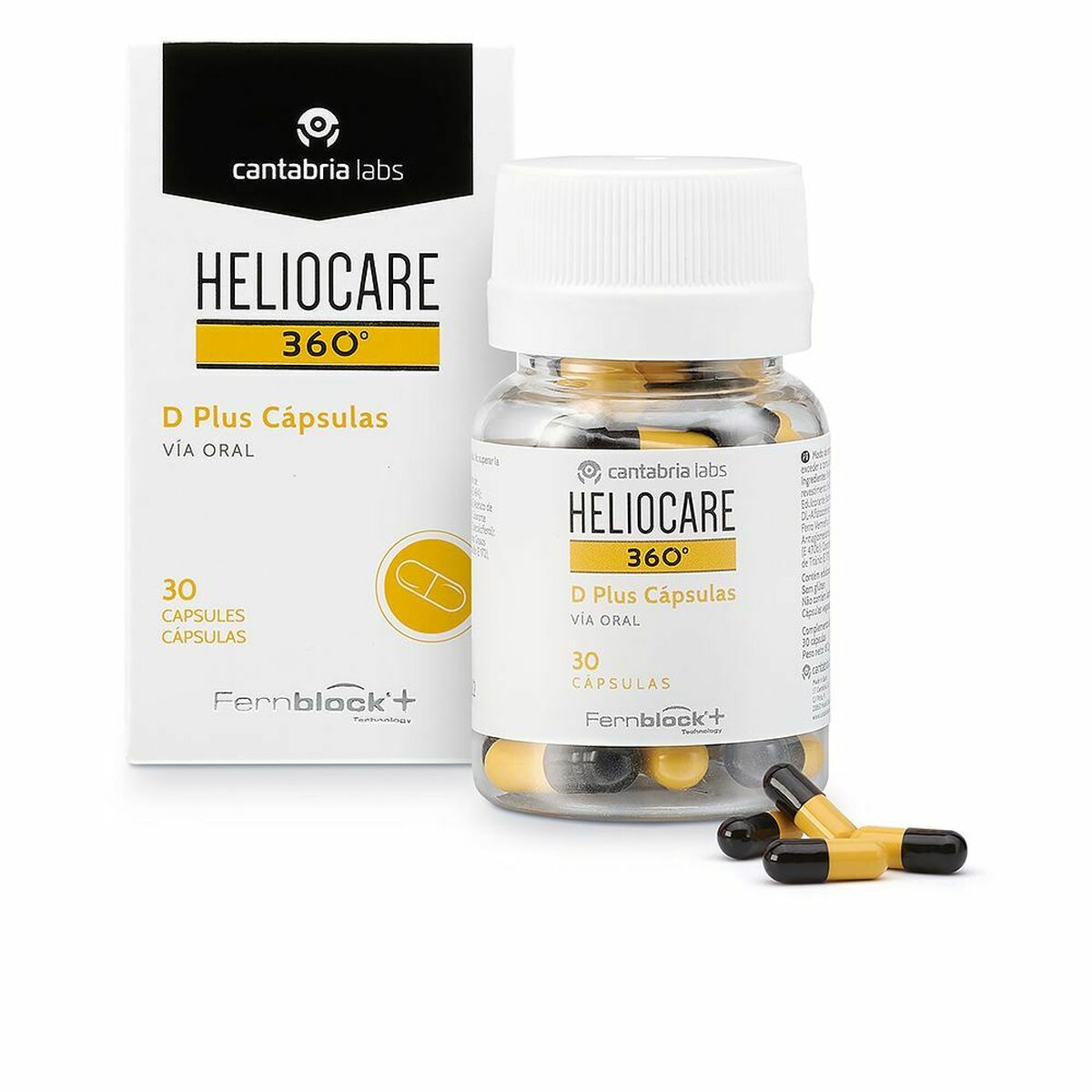 Kapseln Heliocare 360° D Plus Sonnenschutz (30 Einheiten)