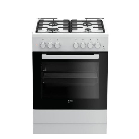 Gas Cooker BEKO FSE62110DW 60 cm 66 L White