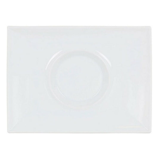 Flat plate Gourmet Porcelain White (29,5 x 22 x 3 cm)