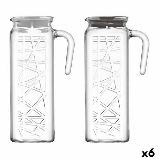 Jug LAV Line Transparent Crystal (6 Units) (1,2 L)