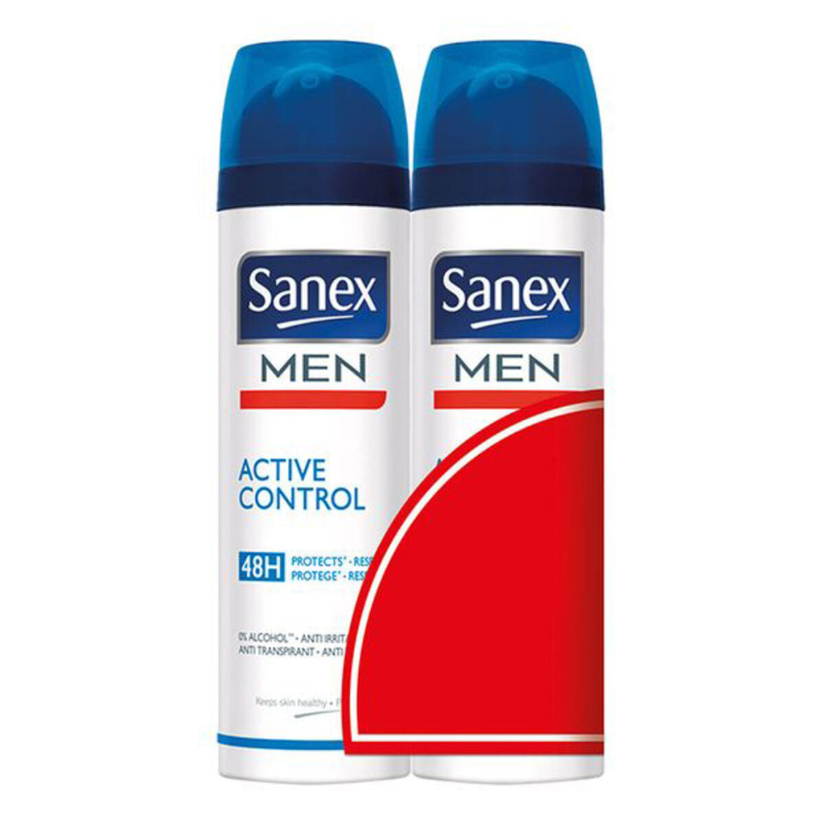 Deodorant Spray Men Active Control Sanex Men Active Control H (2 Stück) 200 ml