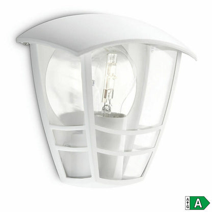 Wall Light Philips Creek 19,5 cm White Metal Aluminium A+ E27 Philips