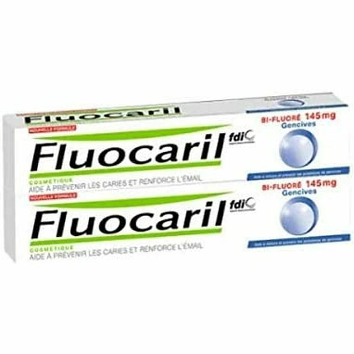 Zahnfleischpflege Zahnpasta Fluocaril Bi-Fluoré 2 x 75 ml (75 ml)