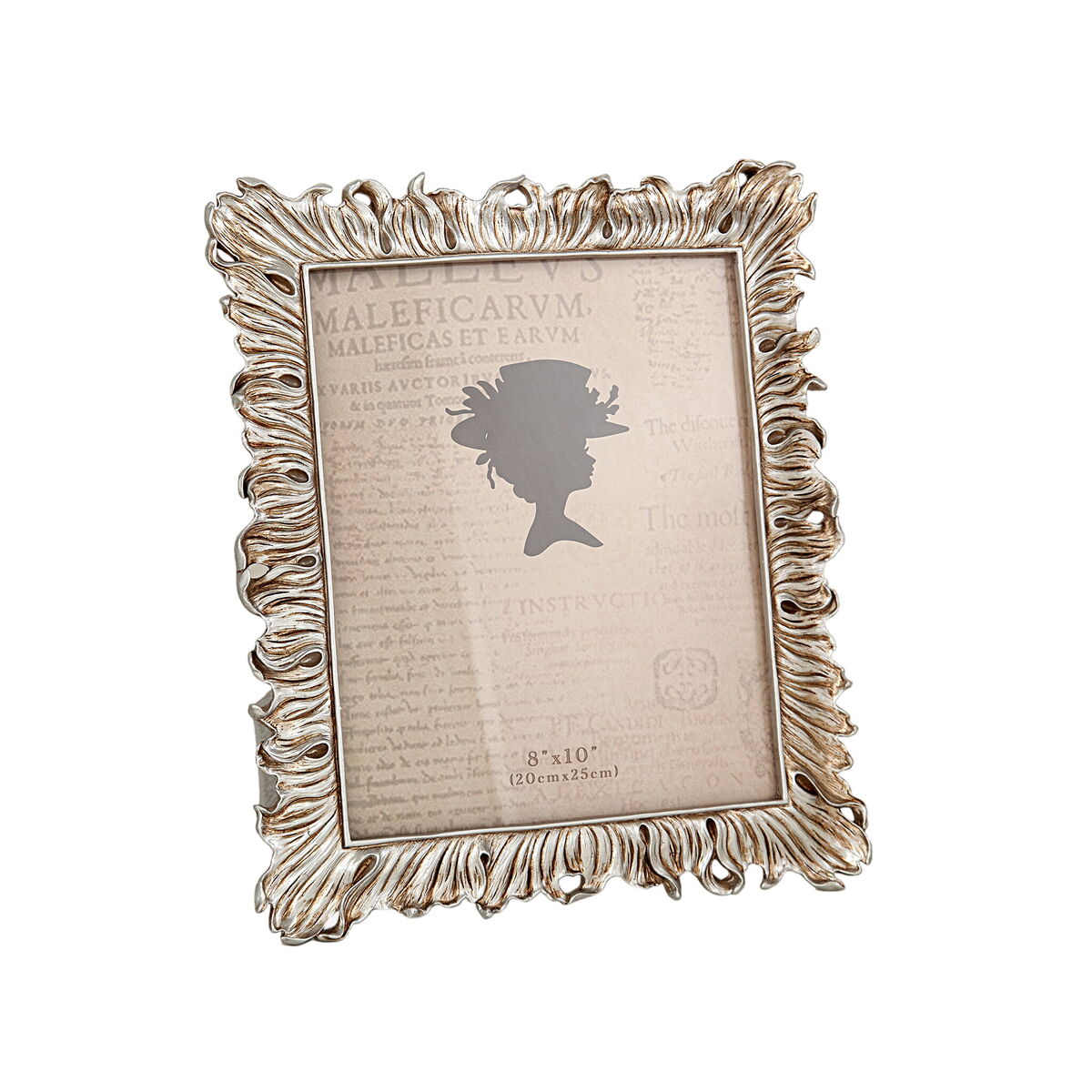 Photo frame Romimex Silver Resin 20 x 25 x 2 cm Romimex