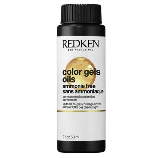 Permanent Dye Redken Color Gel Oils Ab 3 x 60 ml Nº 04AB - 4.1 (3 Units) Redken