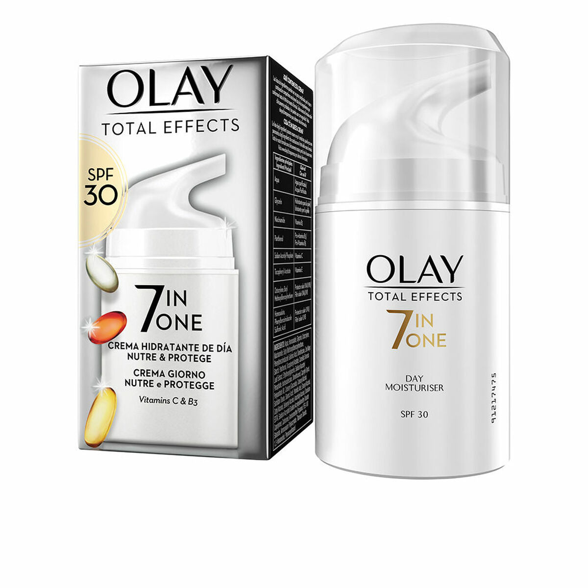 Feuchtigkeitsspendende Tagescreme Olay Total Effects 7-in-1 Nutritional 50 ml Spf 30