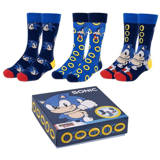 Socks Sonic 3 Pieces 40-46 Sonic