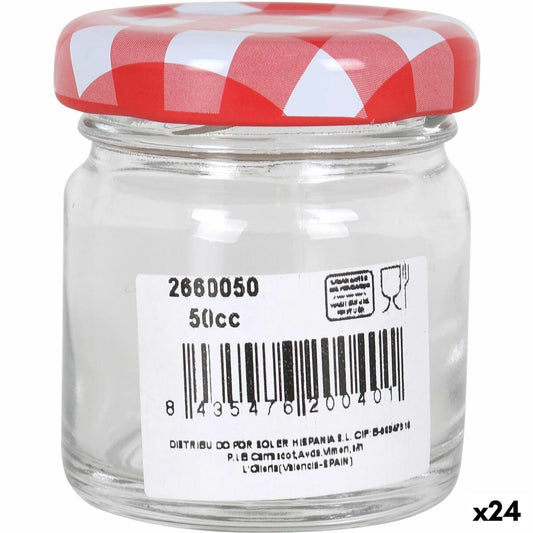 Gefäß Mediterraneo Transparent 50 ml Glas (24 Stück)