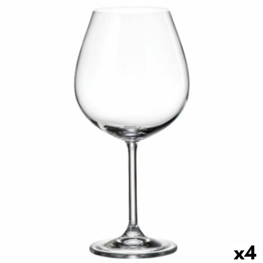 Set of cups Bohemia Crystal Clara 650 ml (6 Units) (4 Units) Bohemia Crystal