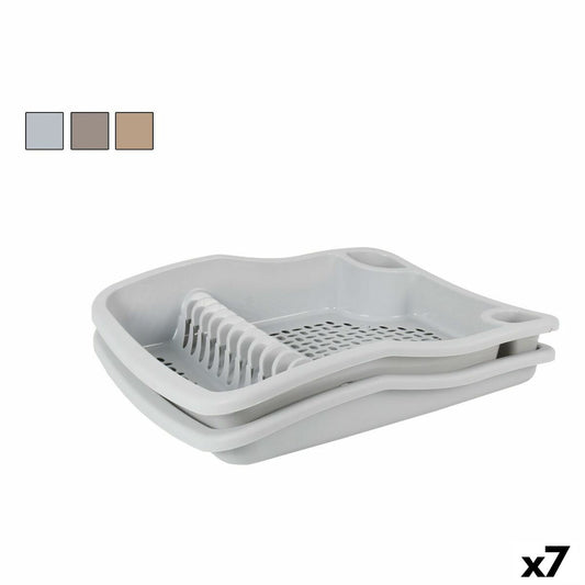 Draining Rack for Kitchen Sink Dem Bloom Plastic 48 x 40 x 11,5 cm (7 Units)