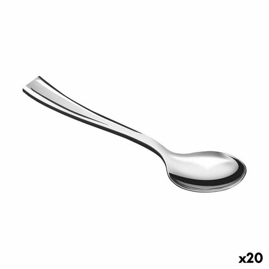 Reusable spoon set Algon Silver 50 Pieces 10 cm (20 Units)