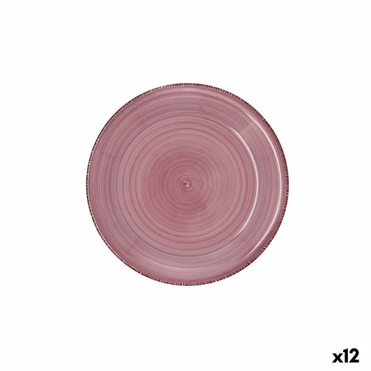 Dessert dish Quid Vita Peoni Pink Ceramic 19 cm (12 Units)