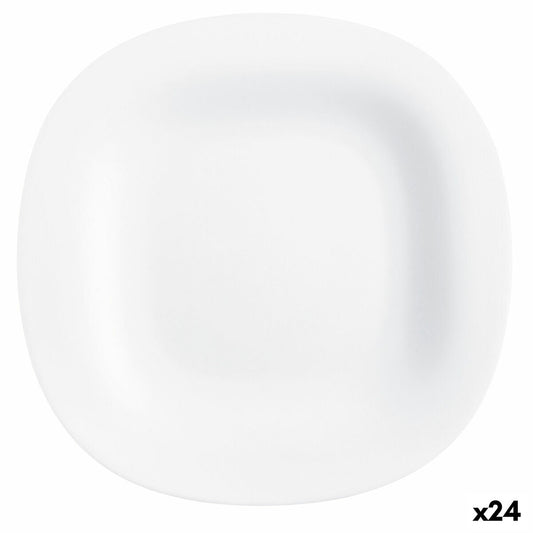 Dessert dish Luminarc Carine White Glass (19 cm) (24 Units)