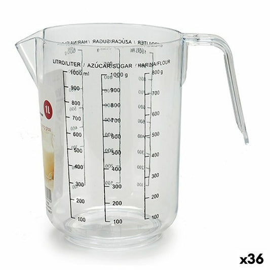 Measuring Jug Plastic 1 L (36 Units)