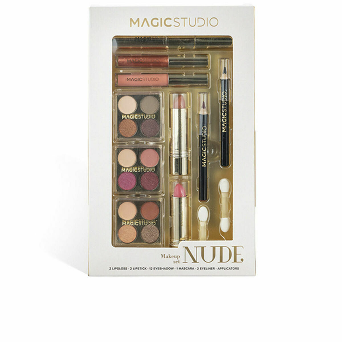 Make-Up Set IDC Institute Nude 12 Pieces IDC Institute