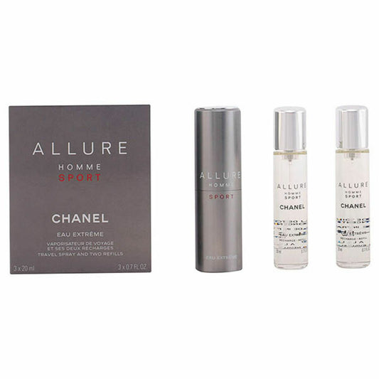 Women's Perfume Set Chanel Allure Homme Sport Eau Extrême 20 ml 2 Pieces Chanel