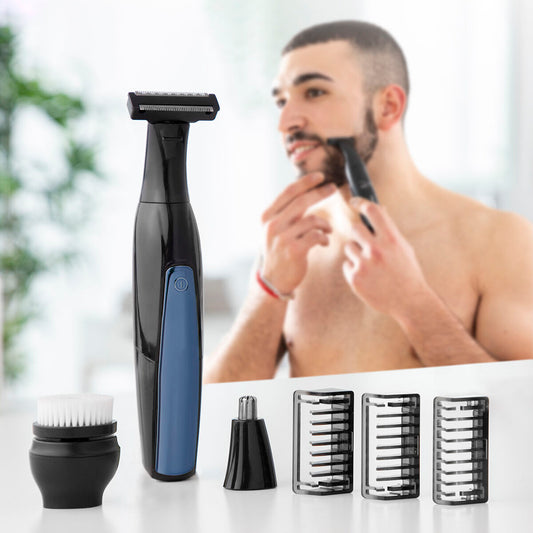 4 in 1 Rechargeable Ergonomic Multifunction Shaver Trimfor InnovaGoods